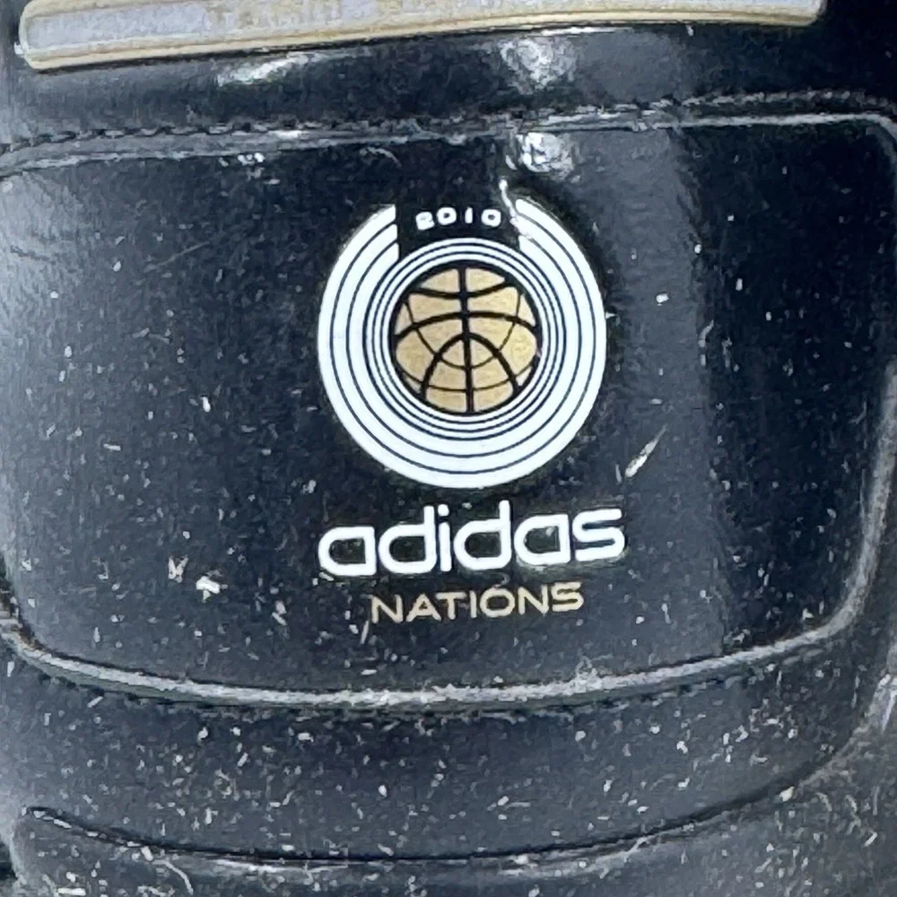 MEN'S ADIDAS SM TS‎ HEAT CHECK NA US SIZE 14 BLACK GOLD G22681